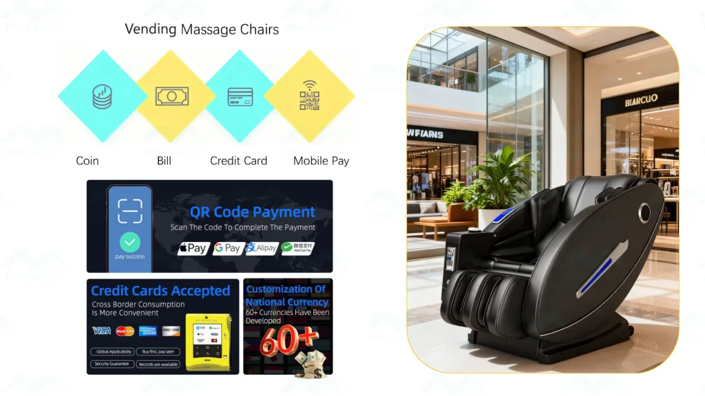 vending massage chair for business