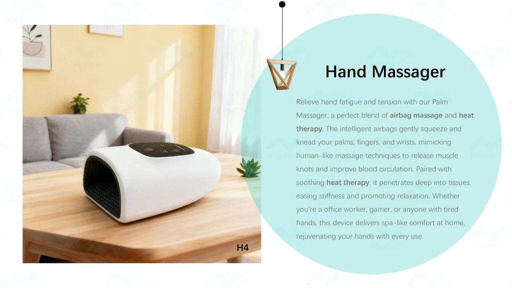 Air Compression Hand Massager Glove with Heat