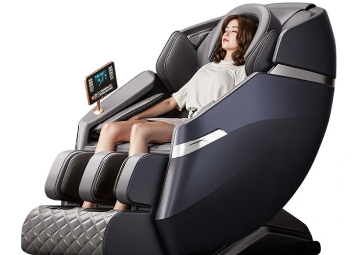 Professional zero gravity full-body massage chair with JADE roller shiatsu and heating