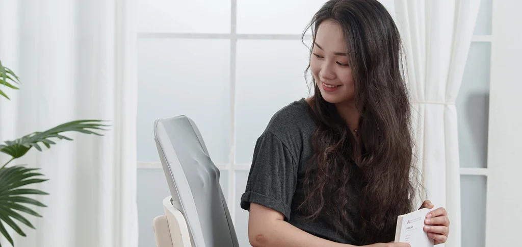 electric full body back massage cushion - ultra-thin design wireless portable